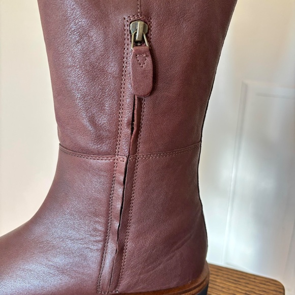 NIB Anthropologie Glastonbury Tall Boots in Brown Size EU 41 / US 10-10.5 - Picture 6 of 7